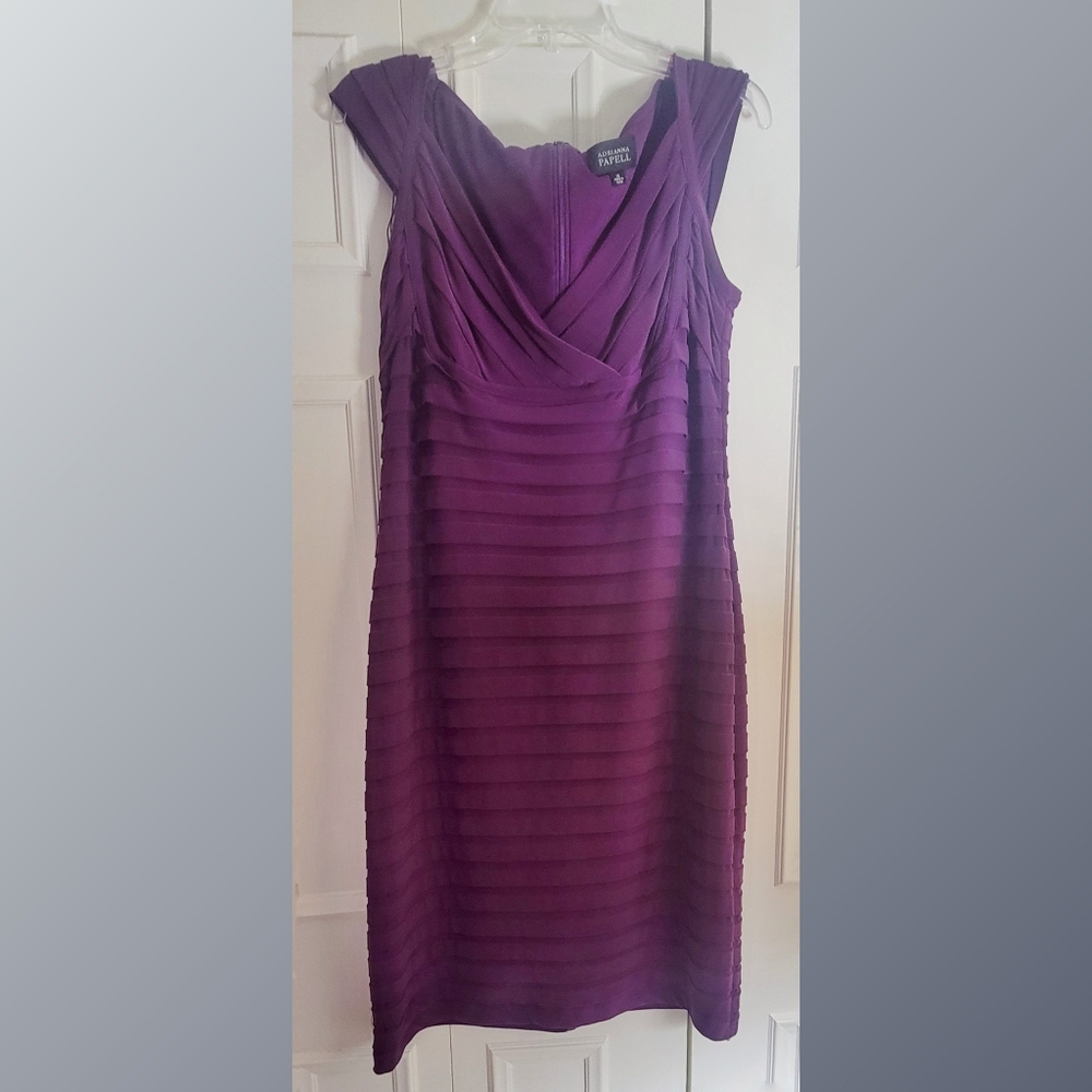 Adrianna Papell sleeveless cocktail dress